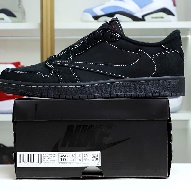 TRAVIS NIKE JORDAN X LOW SCOTT AIR “BLACK PHANTOM” 1 OG 0128